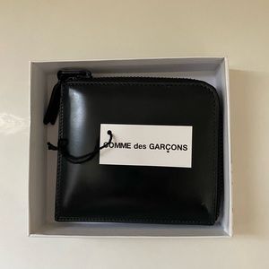 Comme Des Garcons All Around Zipper Wallet Black